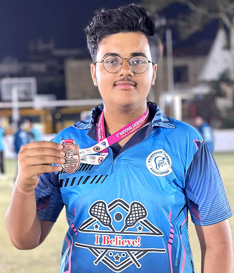 Rohit Won Bronze Medal in National Lacrosse Championship.